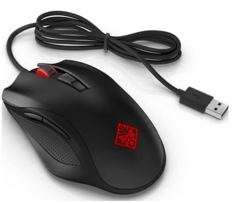 HP Omen Gaming Mouse 600, Wired USB, Black - 1KF75AA | HP-M-OMEN-600-BLK