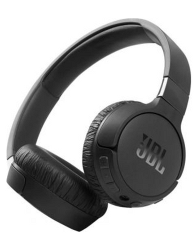 JBL Tune 660NC Wireless On-Ear Active Noise-Cancelling Headphones, Black | JBLT660NCBLK