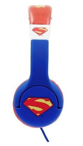 TOUCHMATE Superman Kids Headphone, with Mic, 85dB Safe Volume Limit, Foldable & Adjustable