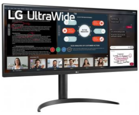 LG 34WP550 34'' UltraWide Full HD IPS Monitor, With AMD FreeSync, HDR10, sRGB 95%, 75Hz Refresh Rate, 5ms Gtg Response Time, 21:9 Aspect Ratio, 2560x1080 Resolution, HDMI | 34WP550-B