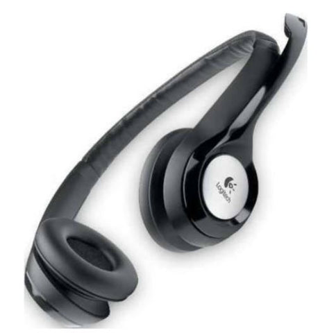 LOGITECH USB Headset H390, Noise Canceling Mic, In-line Controls