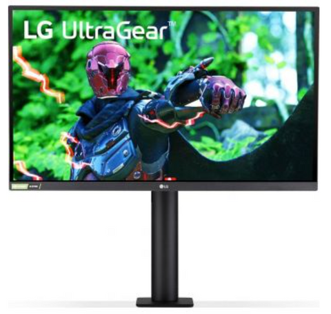 LG 27GN880-B - 27 Inch UltraGear QHD Nano IPS 1ms 144Hz HDR G-SYNC, Resolution 2560 x 1440, 1x DisplayPort, 2x HDMI, Height Adjustable, Tilt, Pivot, Slim Bezel, Gaming Monitor - Black | 27GN880-B