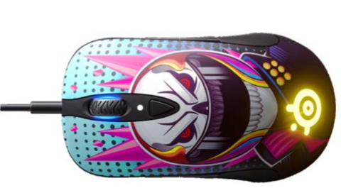 SteelSeries Sensei Ten Neon Rider Edition Gaming Mouse, 18000 CPI TrueMove Pro Optical Sensor, Ambidextrous Design, 8 Buttons, 60M Click Mechanical Switches, RGB Lighting | 62528 / M-00029