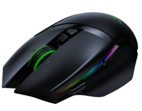 Razer Basilisk Ultimate Hyperspeed Wireless Gaming Mouse, 20K DPI Optical Sensor, Chroma Lighting, 11 Programmable Buttons (Without Docking Charger) - Matte Black | RZ01-03170200-R3G1
