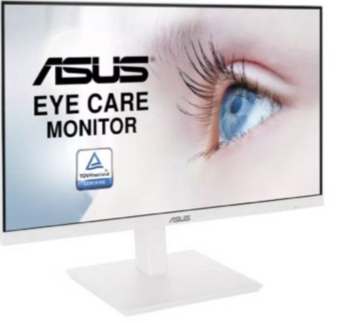 ASUS VA27DQSB-W 27'' FHD IPS Eye Care Monitor, 75Hz Refresh Rate, 5ms Gtg Response Time, 16:9 Aspect Ratio, Adaptive-Sync, DisplayPort, HDMI, Low Blue Light, Flicker Free, White | 90LM06H4-B01370