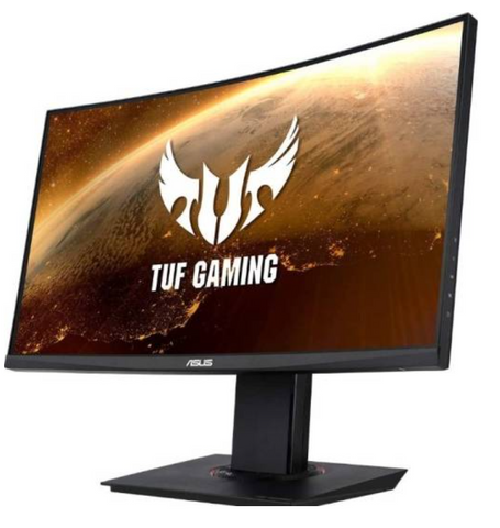 ASUS TUF Gaming VG24VQ Curved Gaming Monitor, 23.6 inch Full HD (1920 x 1080), 144Hz, Extreme Low Motion Blur™, FreeSync™, 1ms (MPRT), Shadow Boost | 90LM0570-B01170