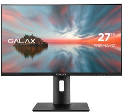 Galax Prisma-02 27'' FHD VA Monitor, 75Hz Refresh Rate, 8ms G2G Response Time, 16:9 Aspect Ratio, 16.7M Display Colors, G-Sync Compatible, 178º Viewing Angle, USB-C Supported, Black | G-MGVIIA27NB7C