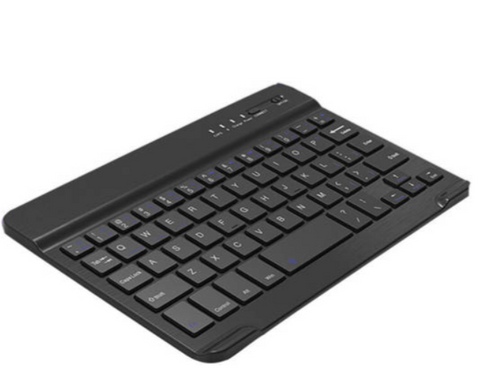 Kaku Wireless Smart Bluetooth Keyboard, Arabic and English Layout, Up to 10m Range, Adjustable Tilt Function, Ambidextrous, 180mAh Battery, Hassle Free Installation, Black | KSC-339