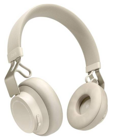 Jabra Move Style Edition On-Ear Headphones – Connects with Bluetooth Smartphones, Computers and Tablets for Wireless Music and Calls – Gold Beige | 5707055046803
