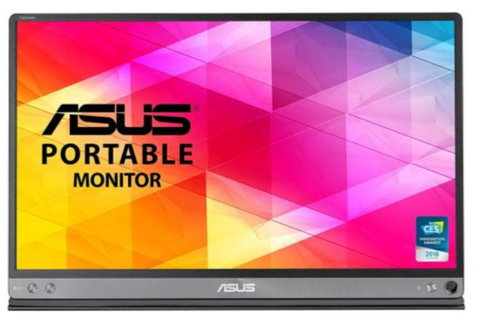 Asus ZenScreen MB16AC - 15.6 inch Full HD (1920x1080) 60Hz, Hybrid Signal Solution, USB Type-C, Flicker Free, Blue Light Filter Portable USB Monitor | 90LM0381-B01170 / 90LM0381-B01110