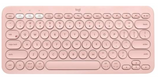 Logitech K380 Bluetooth Keyboard, US Int English Layout, Qwerty, Pink | 920-009867