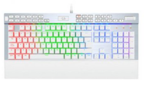Redragon Yama K550 RGB LED Mechanical Gaming Keyboard,131 Key, Programmable Macro Keys, Wrist Rest, Volume control | K550W-RGB-1