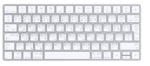 Apple Magic Keyboard English/Arabic, iPad Air 2, iPad mini 3, iPad Pro, iPad 2, iPad Air, iPad mini, iPad mini 2, iMac | MLA22AB/A