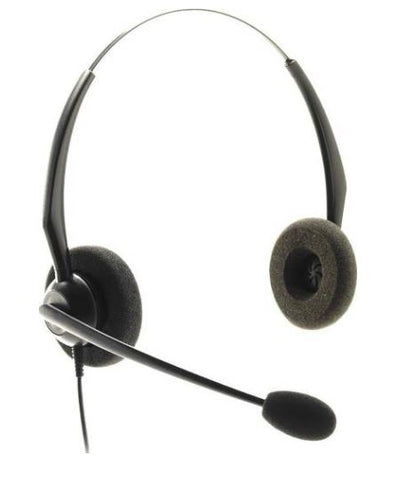 JPL Entry Level Contact centre Binaural Headset Black ( suitable for regular phone users )