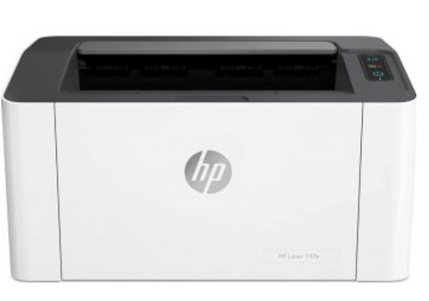 HP 107w Laserjet Wireless Monochrome Laser Printer White | ‎4ZB78A#B19