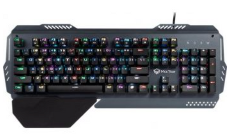 Meetion Full Key Anti-Ghosting Metal Mechanical Keyboard MK20 - Grey | MT-MK20-GREY