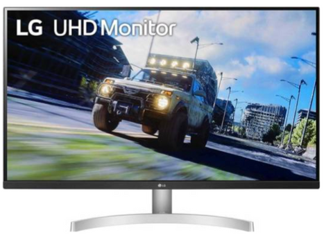 LG 32UN500-W 32 Inch UHD (3840 x 2160) VA Display with AMD FreeSync, DCI-P3 90% Color Gamut, HDR10 Compatibility, and 3-Side Virtually Borderless Design, Silve/White | 32UN500-W