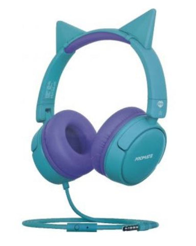 Promate HD Stereo Kidsafe Over Ear Wired Kids Headset With Microphone