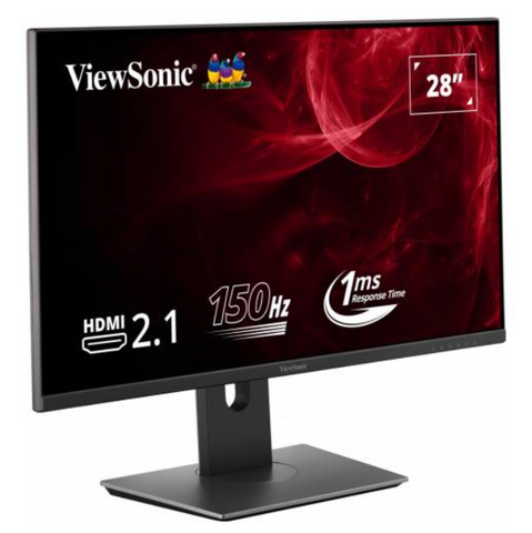 Viewsonic VX2882 28” 4K UHD Gaming Monitor, 150Hz Refresh Rate, 1ms MPRT Response Time, PS5 Ready, AMD FreeSync, HDR10, DCI-P3 90%, 16:9 Aspect Ratio, DP, HDMI | VX2882-4KP