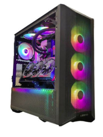 Gaming PC with 3090 Ti - Intel Core i7 12700K, Nvidia RTX 3090 Ti OC Edition, 32GB 3600Mhz, 1TB SSD Gen4, 1000W Platinum Rated Power Supply, 360MM Liquid Cooler, Wifi + BT, Mesh Case For Best Airflow
