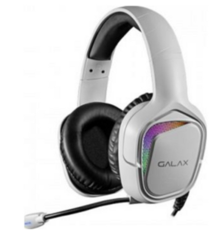 Galax Sonar-04W Gaming Headset, USB 7.1 Channel, Impedance 32Ω+/-15%, RGB Rainbow Light