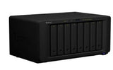 Synology DiskStation DS1821+ 8-Bay NAS Enclosure, 2.2 GHz AMD Ryzen V1500B Quad-Core CPU, 4GB DDR4 ECC RAM | DS1821+