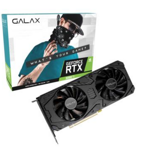 Galax GeForce RTX 3060 Ti 1-Click OC LHR Edition 8GB GDDR6 Graphics Card, 256-bit PCI-E 4.0, 3 x DisplayPort 1.4a, 1x HDMI 2.1, (LHR) | 36ISL6MD1VQW
