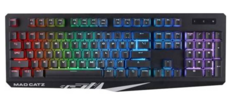 Mad Catz S.T.R.I.K.E. 2 Gaming Keyboard - Black | KS13MRUSBL000-0