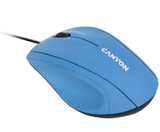 Canyon M-05 Wired Optical Mouse, With 3 Keys, 1000 DPI, With 1.5M USB Cable, Ergonomic Shape, Up To 3 Million Clicks, Light Blue | CNE-CMS05BX