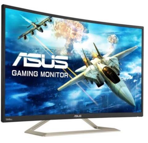 ASUS VA326HR Gaming Monitor – 31.5” FHD (1920x1080), 144Hz, Curved, Flicker free, Low Blue Light | VA326HR