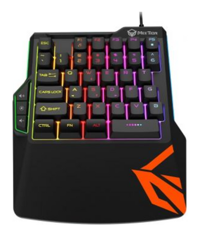 Meetion KB015 One-Handed Wired Gaming Keyboard - Black | MT-KB015