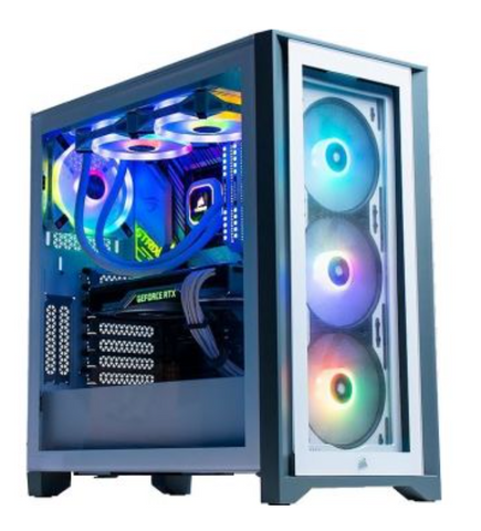 Bang for the Bucks Gaming PC with RTX 30 Series - Intel Core i5 12400F, Nvidia RTX 3060 Ti, 16GB RAM 3600Mhz, 1TB SSD + 2TB HDD, 750 PSU Bronze Rated, 240MM Liquid Cooler