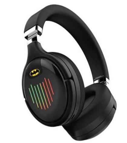 TOUCHMATE Batman Bluetooth Headset with LED, Mic, FM, Aux & SD Card Slot