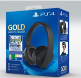 PlayStation Gold Wireless Headset Fortnite Bundle