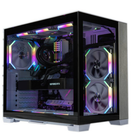 High-End Gaming PC ITX O11 Mini (Core I7 12700K UNLOCKED, Liquid Cooled, ASUS TUF RTX 3060 OC Edition,16GB RAM 3200 MHz, 1TB NVMe M.2+1TB HDD, 750W Gold PSU, WiFi 6+BT)