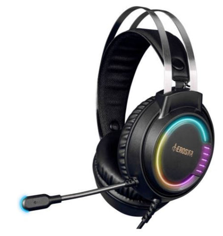 Gamdias Eros E3 Stereo Lighting Gaming Headset, Exquisite Earcup Facade Design