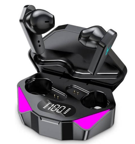 Generic THS Gaming Earbuds, Bluetooth Earphone with Mic, Bass Audio Sound Positioning Stereo, Wireless Touch Control, Black | THX Gem -EB