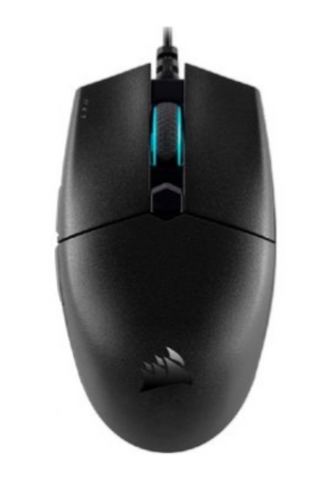 Corsair Katar Pro Ultra-Light Wired Gaming Mouse, 6 Prog Buttons, 12400 DPI, Optical Sensor, 2 Zone RGB Backlighting, Supported in iCUE, Black | CH-930C011-NA