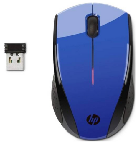 HP X3000 CBlue Wireless Mouse, 2.4GHz - N4G63AA | HP-M-X3000-BLU