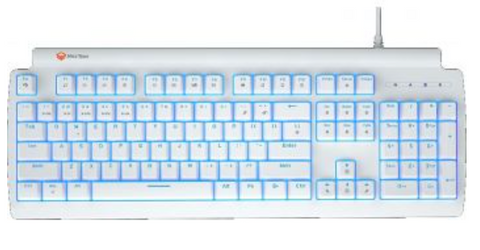 Meetion Red Switch RGB Mechanical Gaming Keyboard MK600RD - White | MT-MK600RD