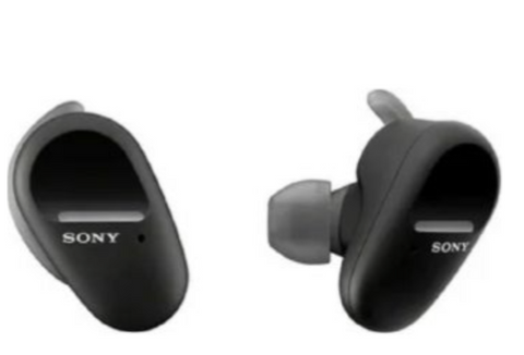 Sony Truly Wireless Sports In Ear Earphone, IP55 Rating, Bluetooth, Black | WF-SP800N/B