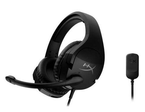HyperX Cloud Stinger S Gaming Headset, PC, Virtual 7.1 Surround Sound, Lightweight, Smooth Synthetic Leather, Durable Steel Sliders, Mute Rotating Noise Canceling Microphone, Black | HHSS1S-AA-BK/G