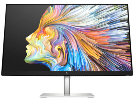HP U28 28” 4K UHD HDR Monitor, 3840 x 2160 Resolution, IPS Panel, 60Hz Refresh Rate, 4ms GtG Response Time, 10000000:1 Contrast Ratio, HDMI/ USB-C / Display Port, Silver | 1Z980AS