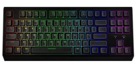 1STPLAYER Black Sir II, Lite K7 Wireless Keyboard, Bluetooth - Black | Lite K7
