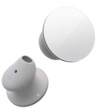 Microsoft Surface Wireless Bluetooth Earbuds, 13.6mm Driver Speaker, IPX4 Waterproof Rating, 20-20kHz Frequency Response, 24 Hours Battery Life, Glacier - Light Gray | ‎HVM-00001