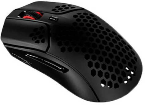 HyperX Pulsefire Haste Wireless Gaming Mouse, 2.4GHz Wireless Connection, 16000 dpi Pixart Optical Sensor, TTC Golden Micro Dustproof Switches, 6 Programmable Buttons, Lightweight, Black | 4P5D7AA