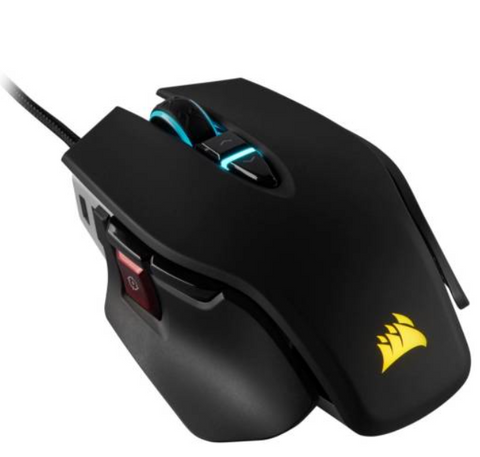 CORSAIR M65 ELITE RGB FPS Gaming Mouse, 18,000 DPI, Optical Sensor, Adjustable DPI, Sniper Button, Tunable Weights, Black | CH-9309011-NA