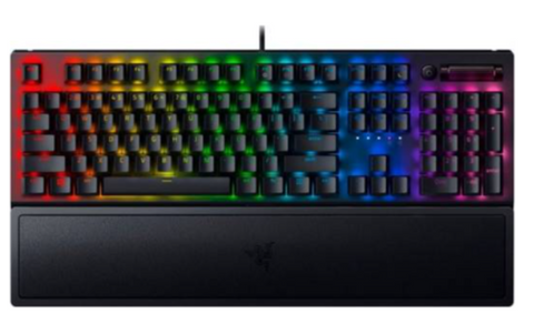 Razer BlackWidow V3 Mechanical Gaming Keyboard, Tactile, Green Mechanical Switches, Chroma RGB Lighting, Programmable macro Functionality | RZ03-03540100-R3M1