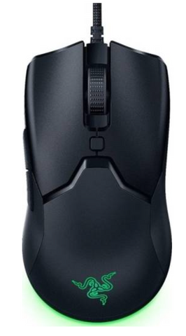 Razer Viper Mini Ultralight Gaming Mouse, 8500 DPI Optical Sensor, Chroma RGB Underglow Lighting, 6 Programmable Buttons, Drag-Free Cord - Classic Black | RZ01-03250100-R3M1