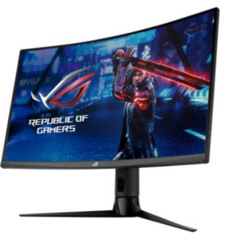 Asus Rog Strix XG32VC 31.5'' WQHD Curved Gaming Monitor, 2560x1440, 170Hz Refresh Rate, 1ms MPRT, Extreme Low Motion Blur Sync, 125% sRGB, 1800R Curvature, DisplayHDR 400, HDMI, DP | 90LM03S0-B04170